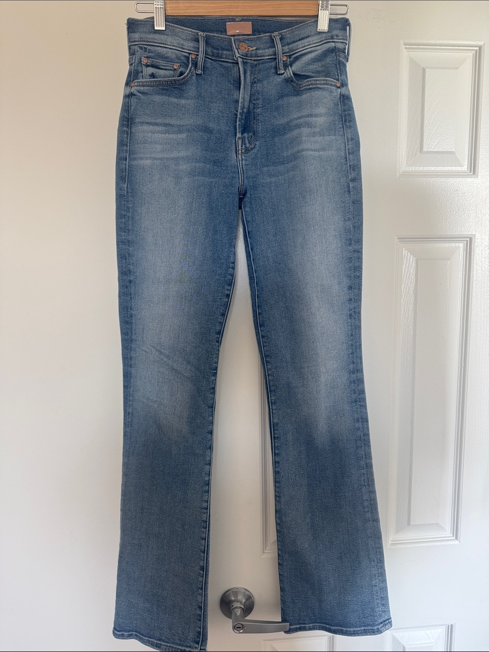 MOTHER Mid Blue Flare Jeans